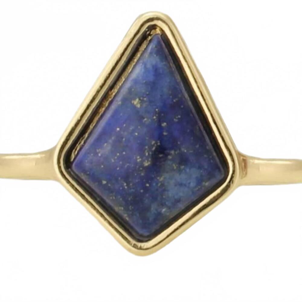 NEW ZAD women's prism ring in blue lapis